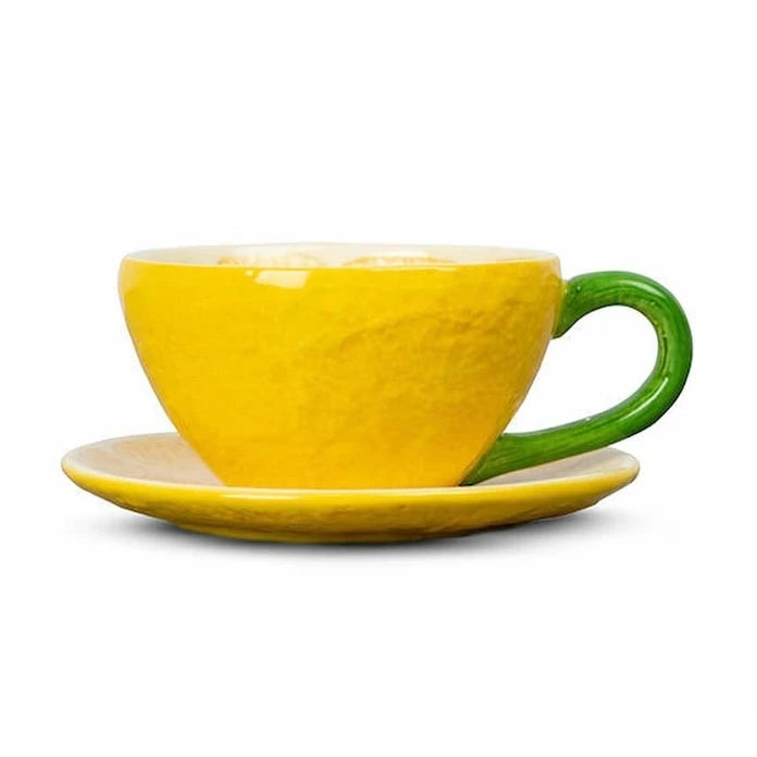 Чаша и чинийка Byon Lemon 250 ml