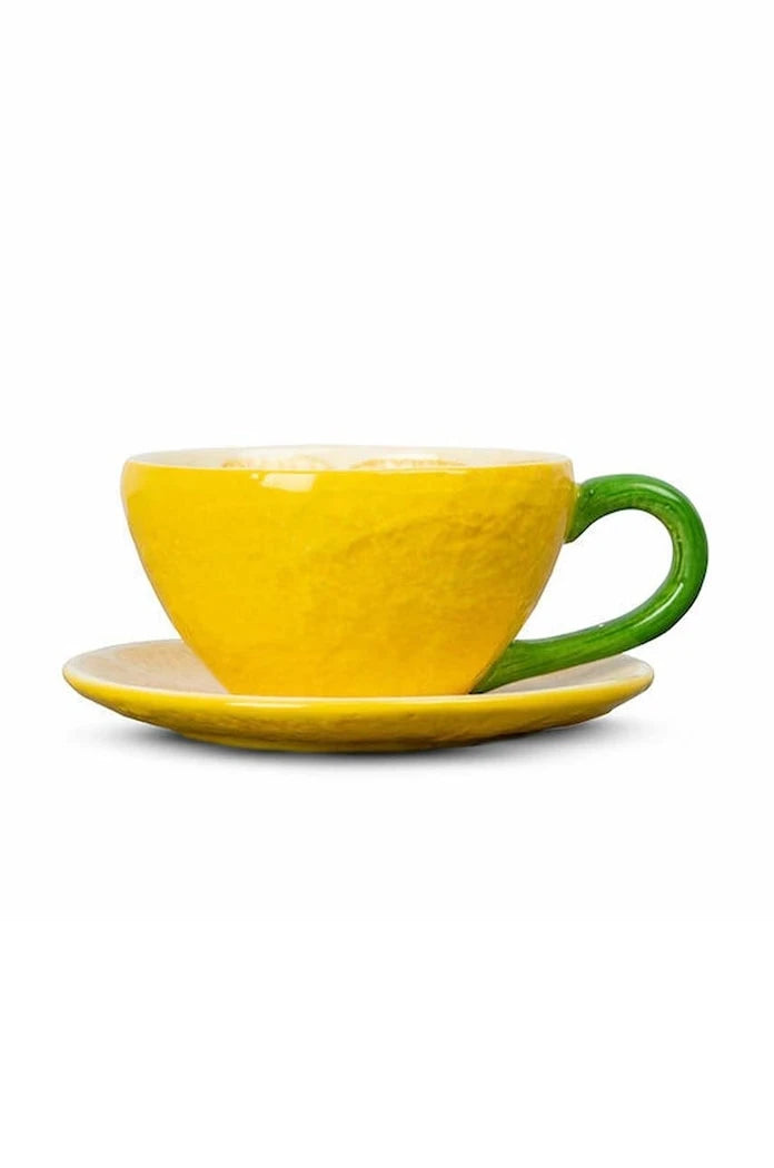 Чаша и чинийка Byon Lemon 250 ml