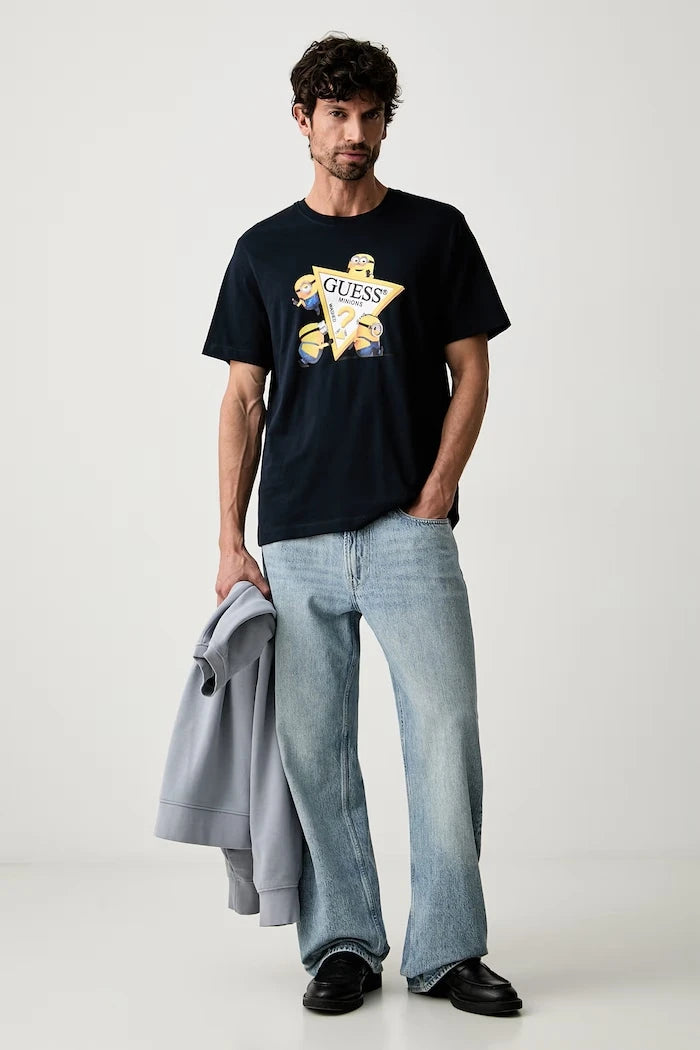 Guess Jeans Erkek Pamuklu Tişört