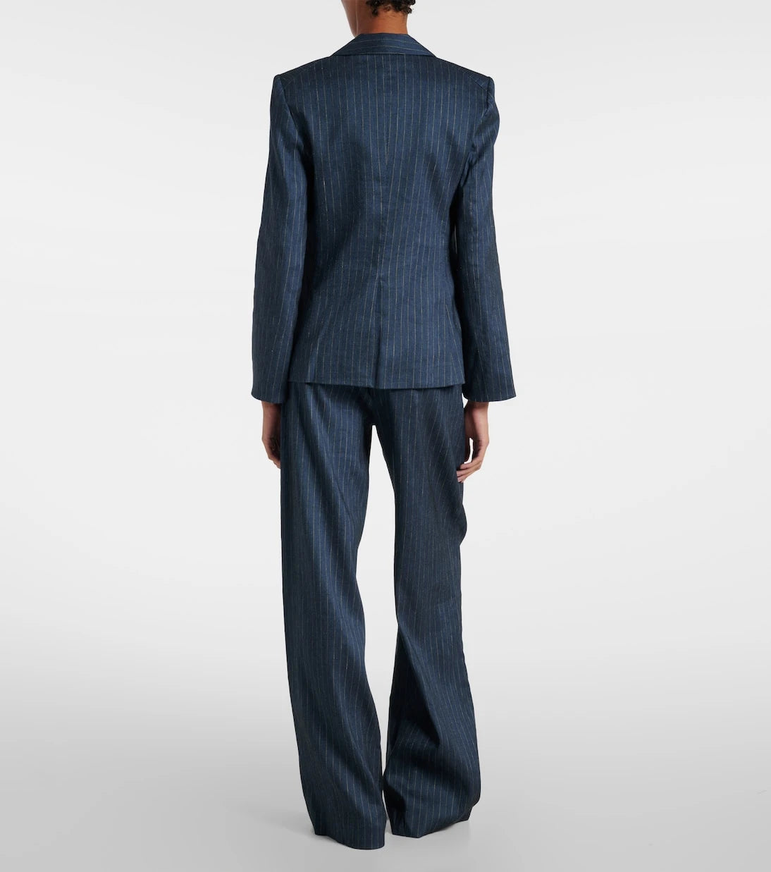 Veronica Beard - Obie pinstripe linen-blend blazer