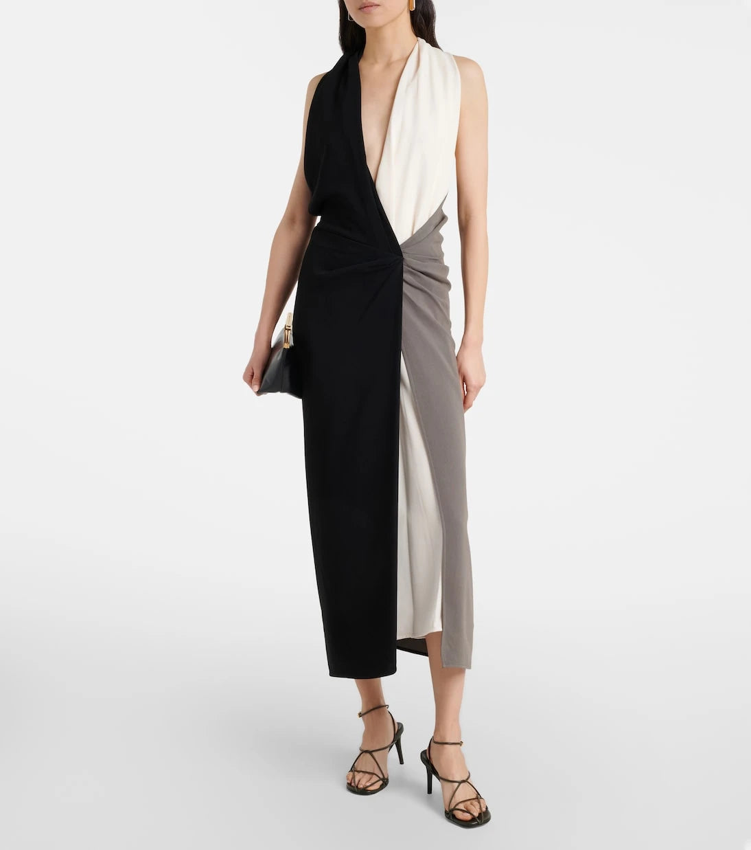 Proenza Schouler - Elsa draped crêpe midi dress