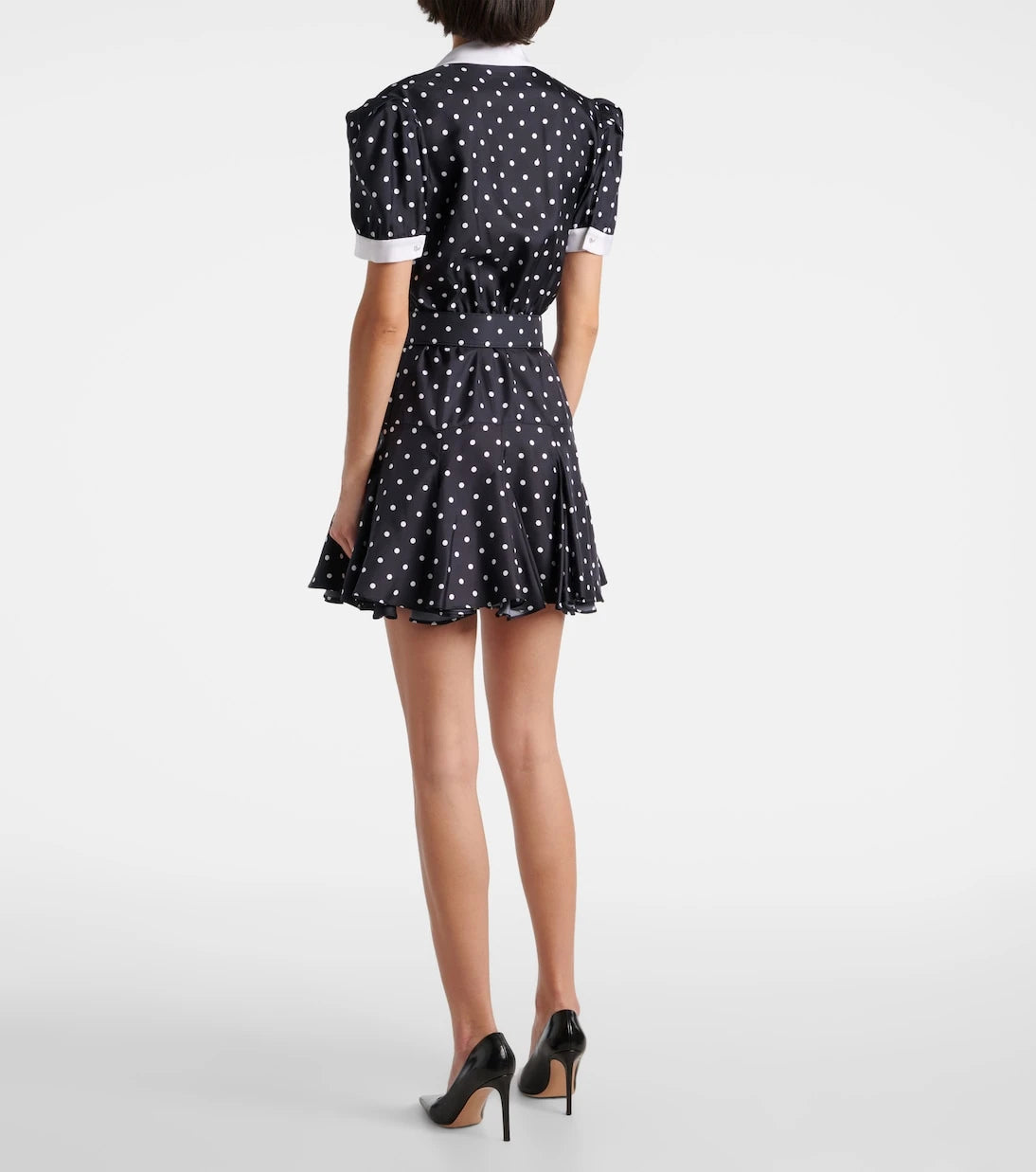 Rodarte - Polka Dot silk twill minidress