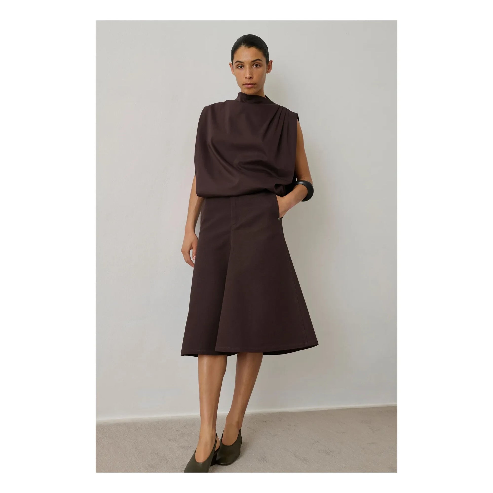 Soeur - Idris Cotton T-shirt | Dark Brown
