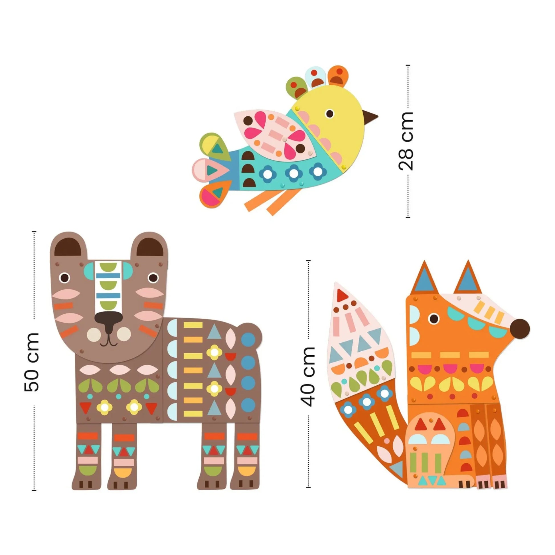 Djeco - Creating with paper Giant animals