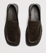 Leather Woven Daddy Loafers