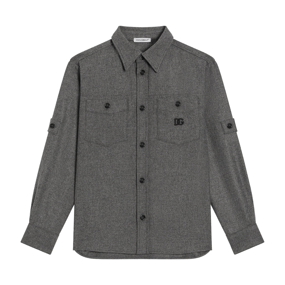 Dolce & Gabbana Kids Mélange Mat Shirt (8-12 Years)