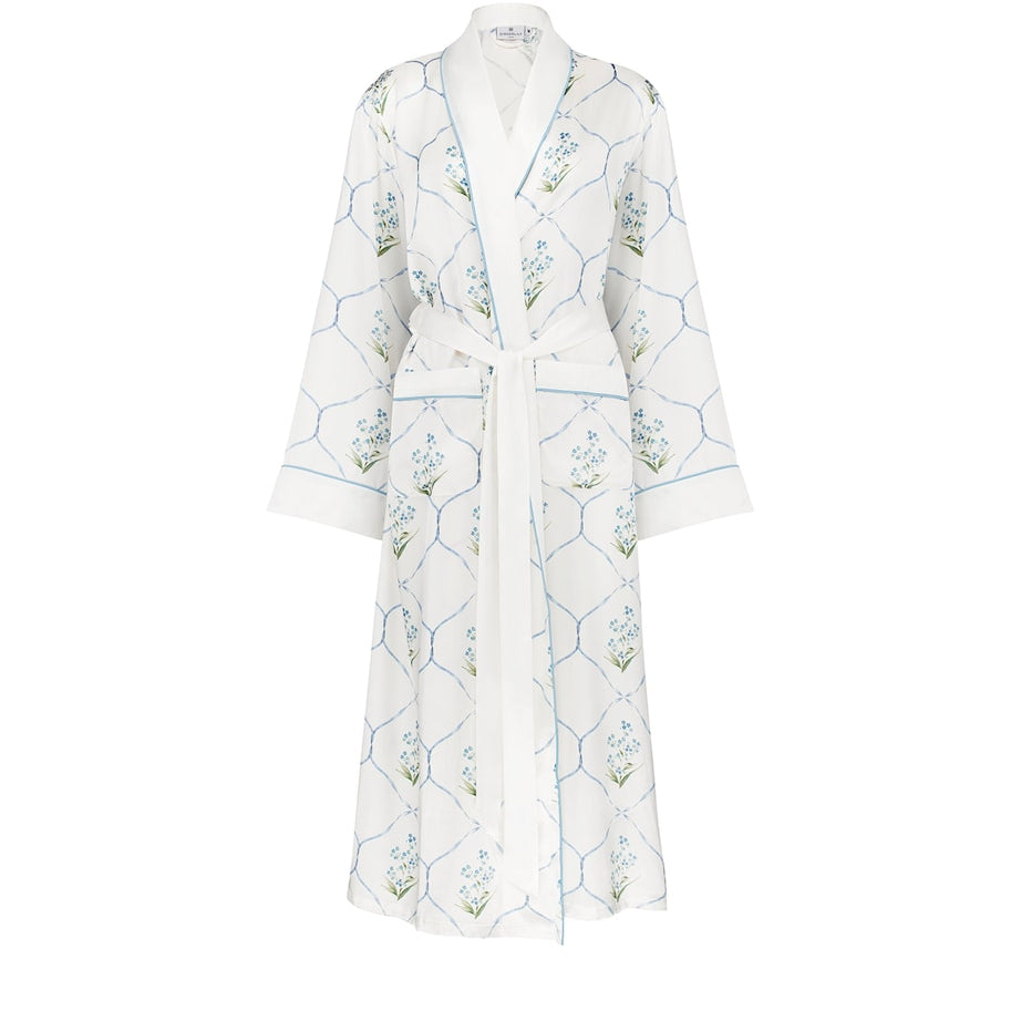 x Memo Press Silk Floral Robe (Medium)