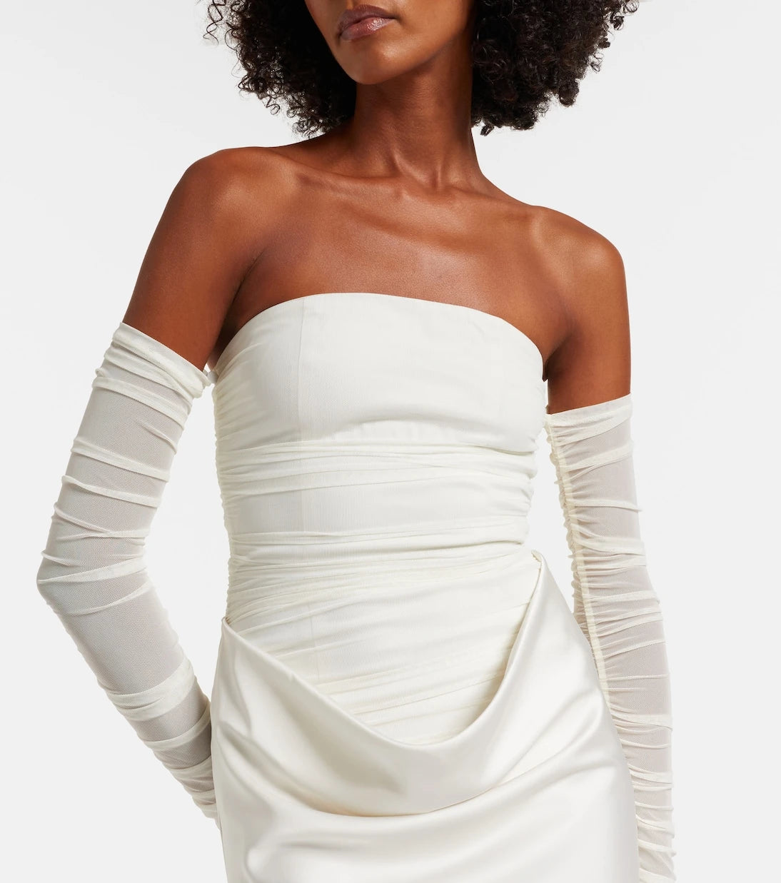 Rotate - Donatella draped gown