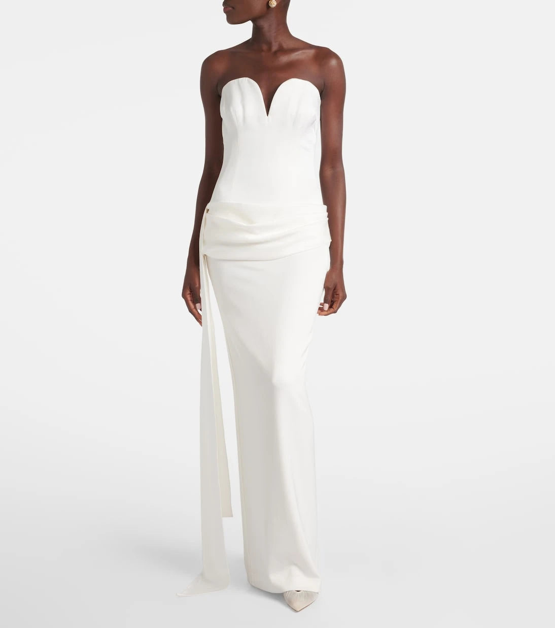Alex Perry - Bridal draped strapless gown