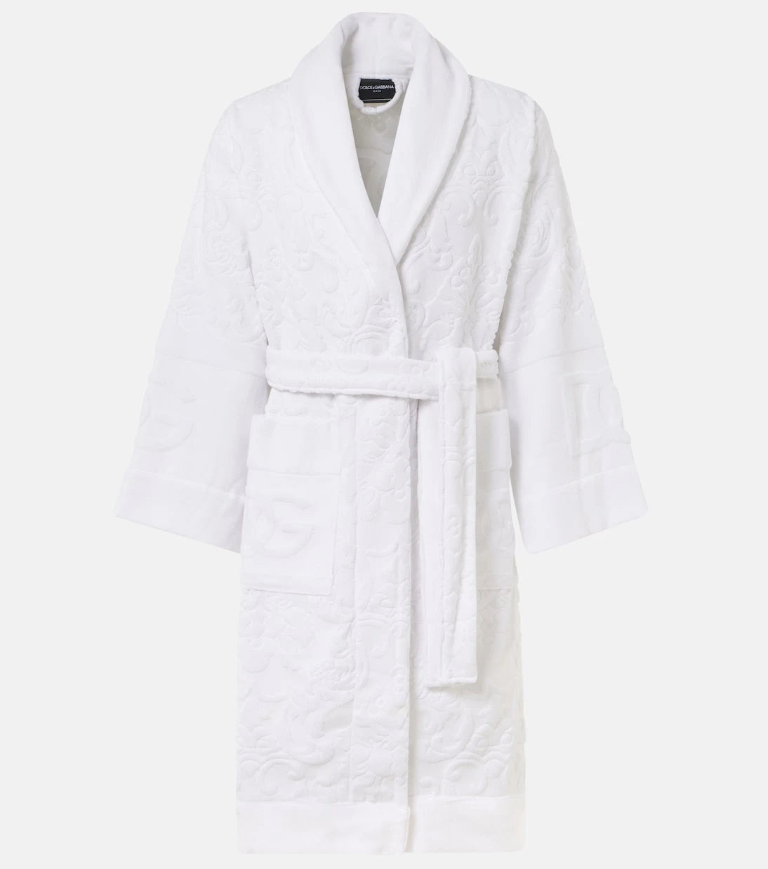 Dolce&Gabbana Casa - DG cotton terry bathrobe