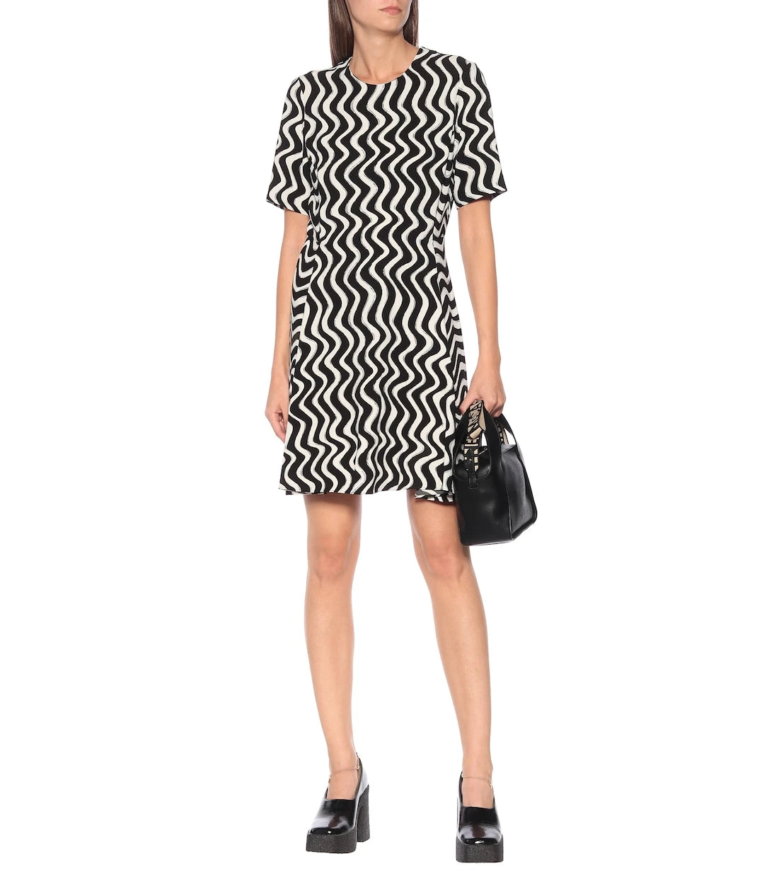 Stella McCartney - Printed cady dress