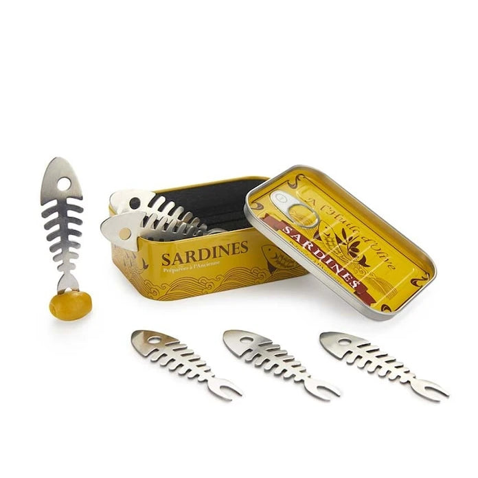 Комплект клечки за хапки Balvi Sardines (6 броя)
