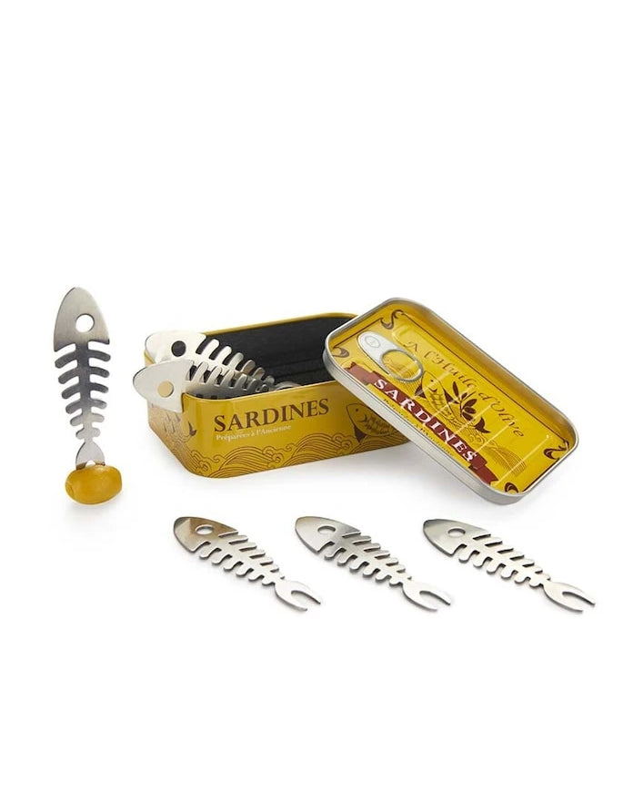 Комплект клечки за хапки Balvi Sardines (6 броя)