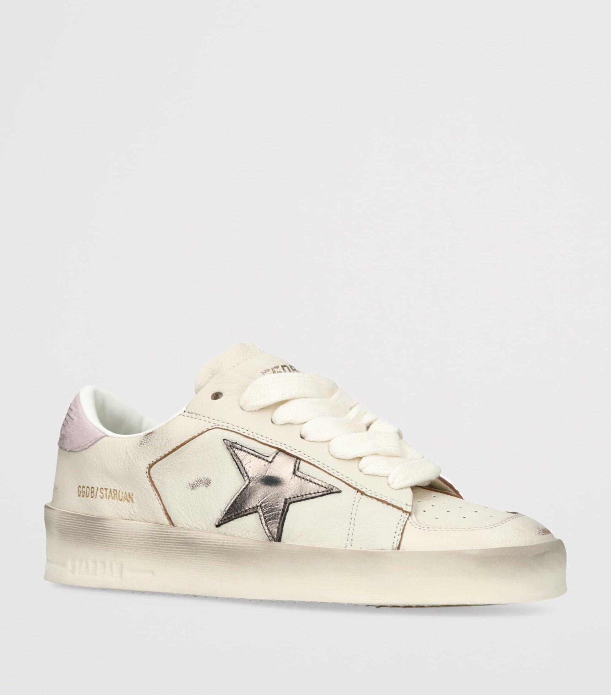Golden Goose White Leather Stardan Sneakers