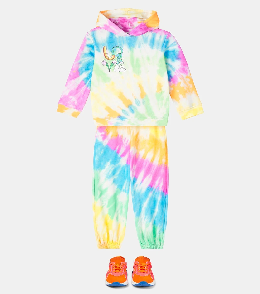 Stella McCartney Kids - Tie-dye cotton jersey sweatpants