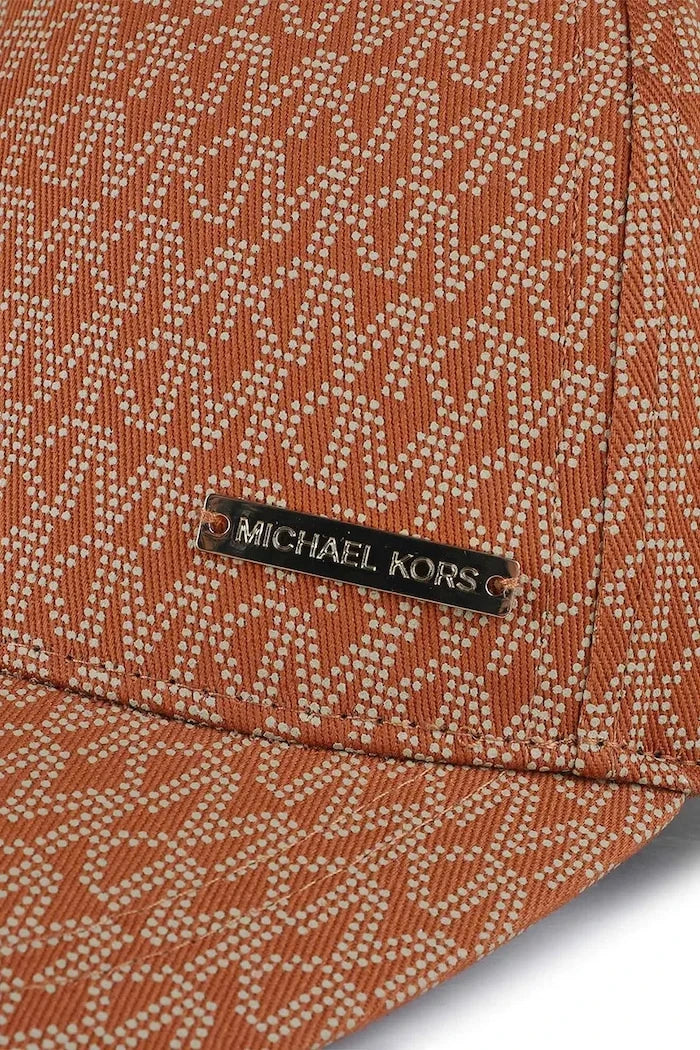 Детска памучна шапка с козирка Michael Kors