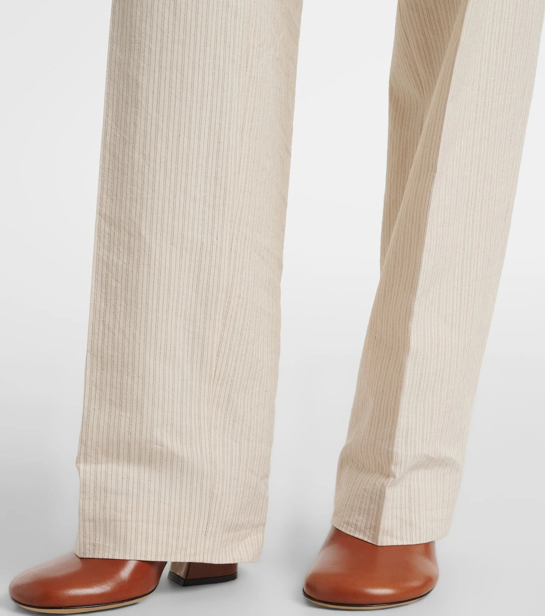 Dries Van Noten - Pilar striped cotton-blend straight pants
