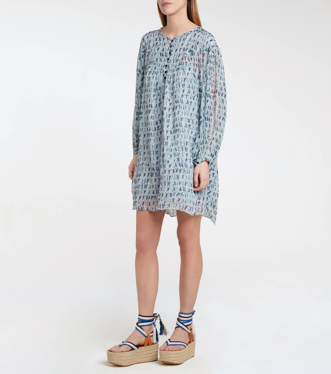 Marant Etoile - Silorion tie-dye chiffon minidress