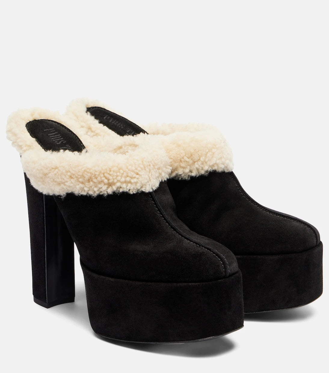 Paris Texas - Malena 145 suede platform mules