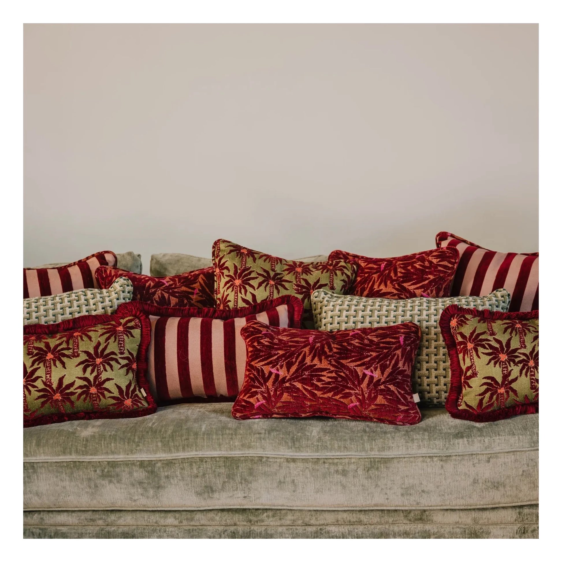 Palais - Jackie cushion cover | Burgundy