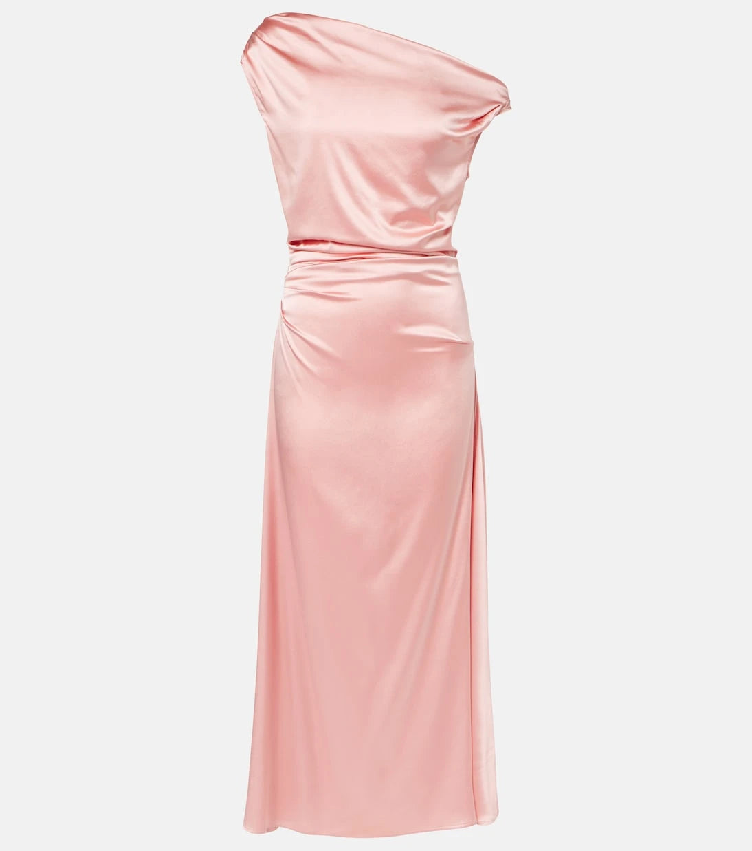 Staud - Elyse silk-blend midi dress