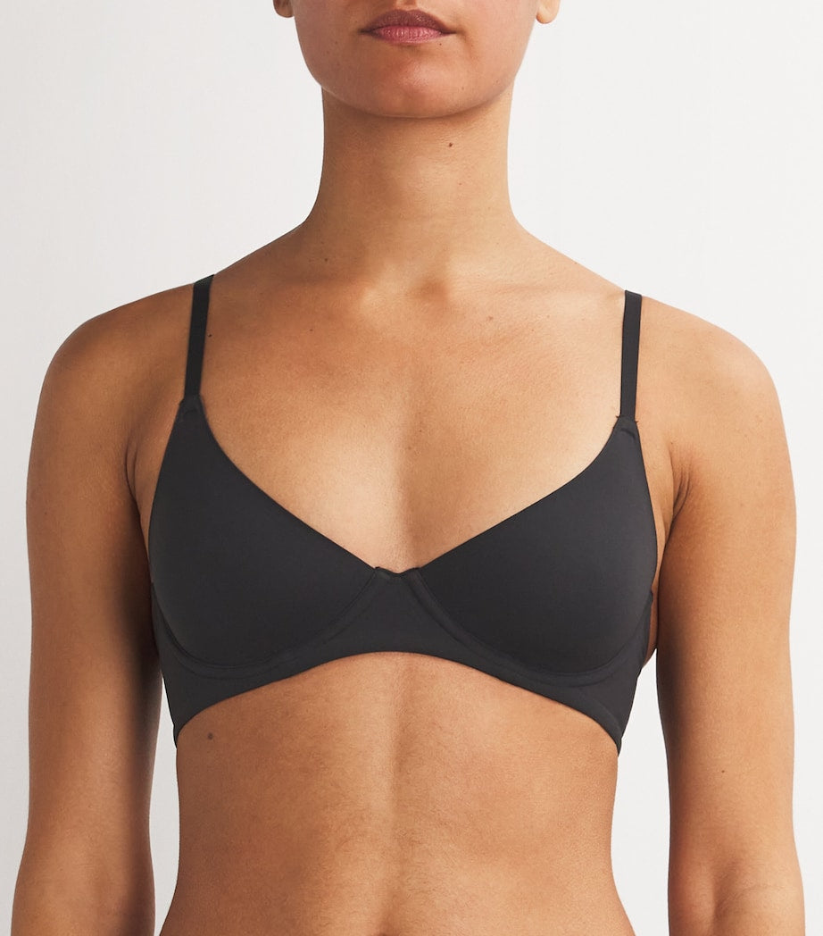 Skims Black Fits Everybody Unlined Demi Bra