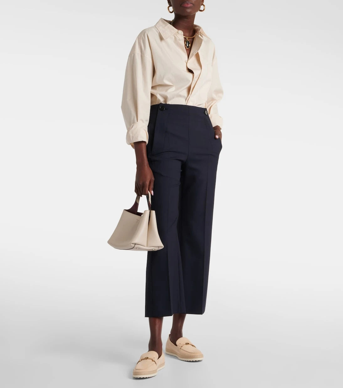 Tod's - T Ring suede loafers