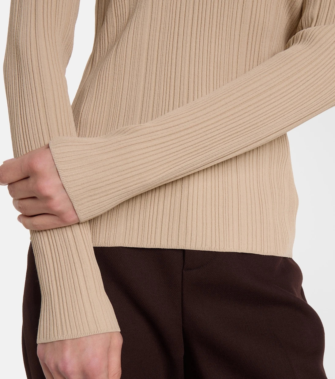 Joseph - Chelia ribbed-knit polo sweater