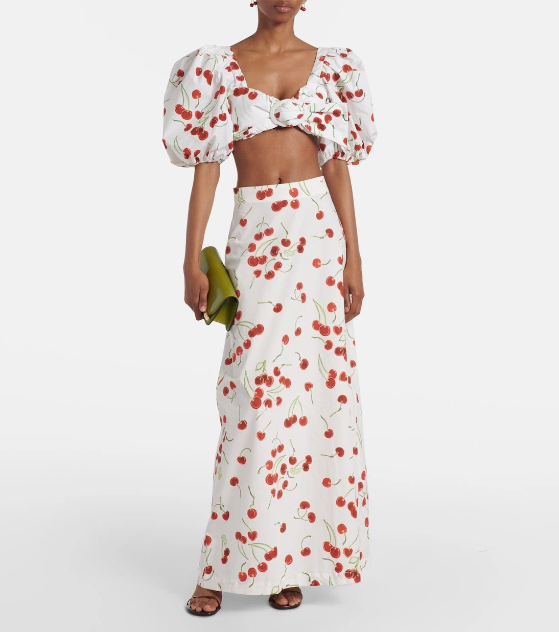 Adriana Degreas - Printed cotton bandeau top