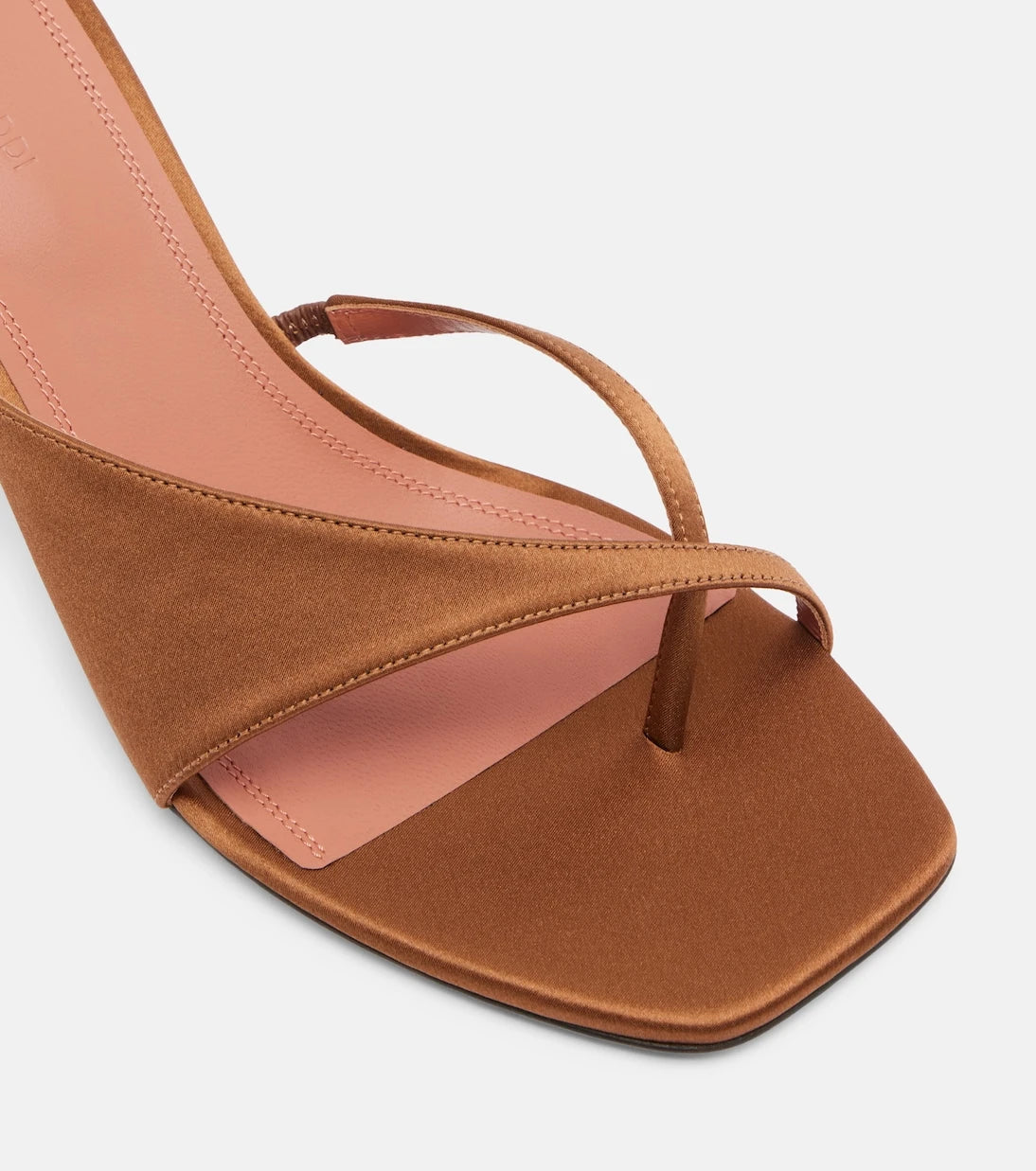 Amina Muaddi - Shiona satin sandals