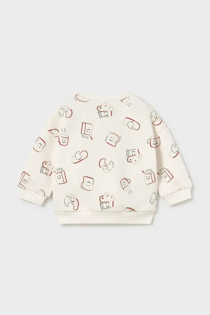 Mayoral Newborn суичър за бебе с памук