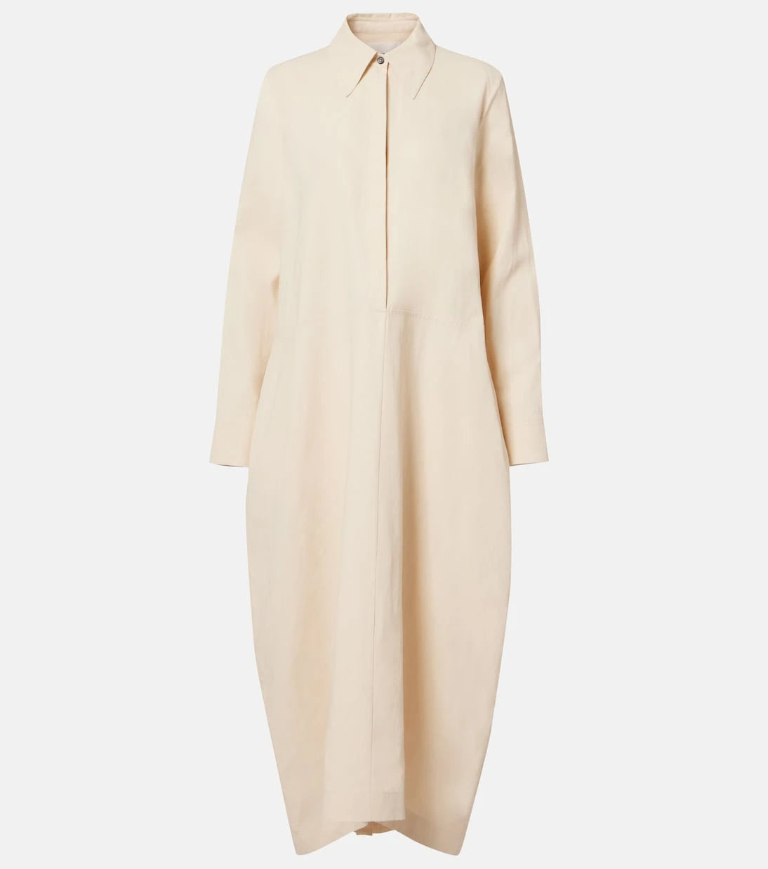 Jil Sander - Oversized linen shirt dress