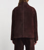 Arma Burgundy Suede Rosia Jacket