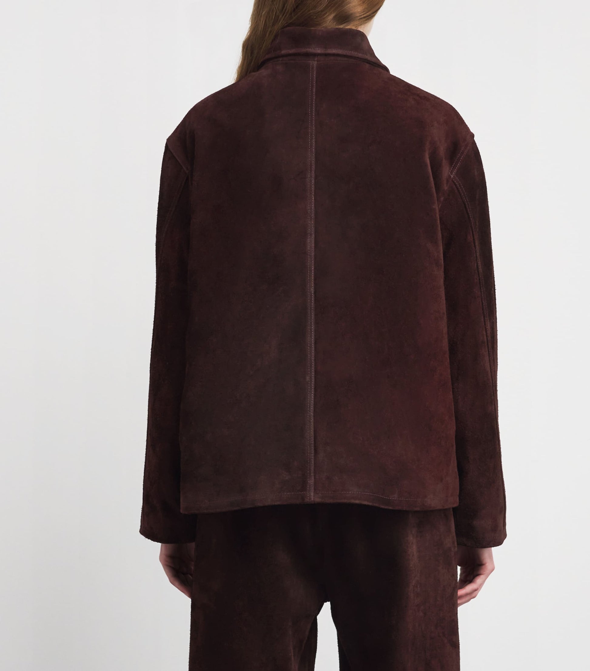 Arma Burgundy Suede Rosia Jacket