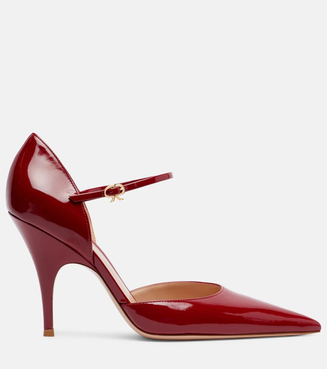 Gianvito Rossi - Sofia D'Orsay patent leather pumps