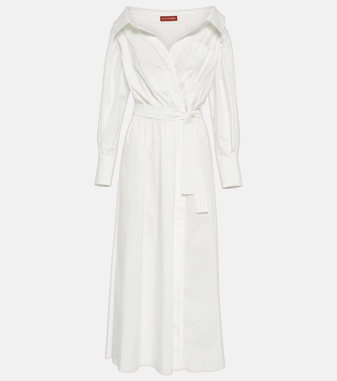 Altuzarra - Lyddy cotton-blend wrap dress