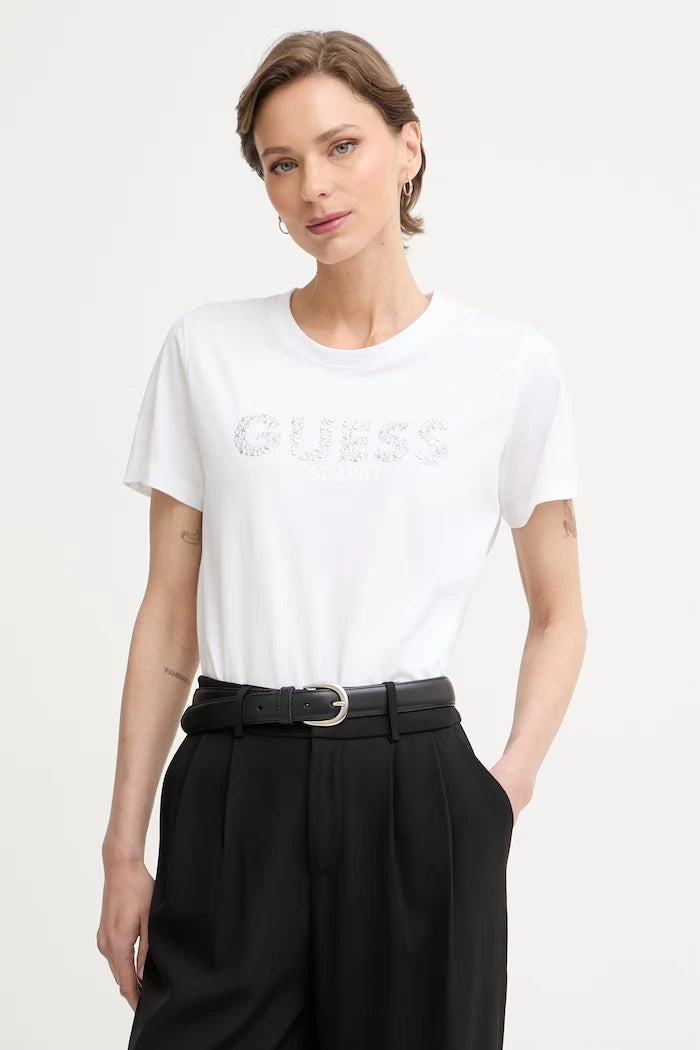 Guess pamuklu kadın tişört