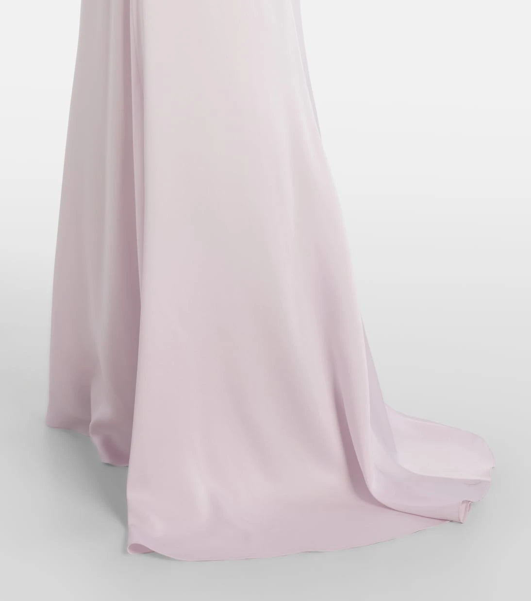 McQueen - Draped satin gown