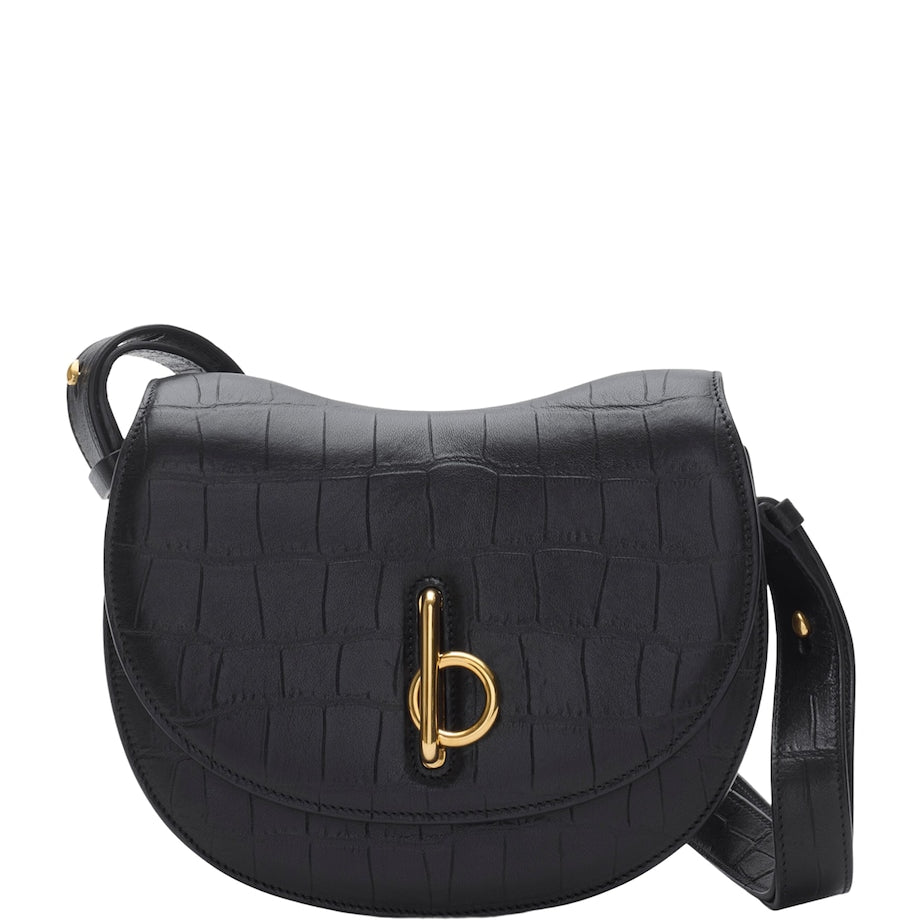 Burberry Black Small Rocking Horse Shoulder Bag