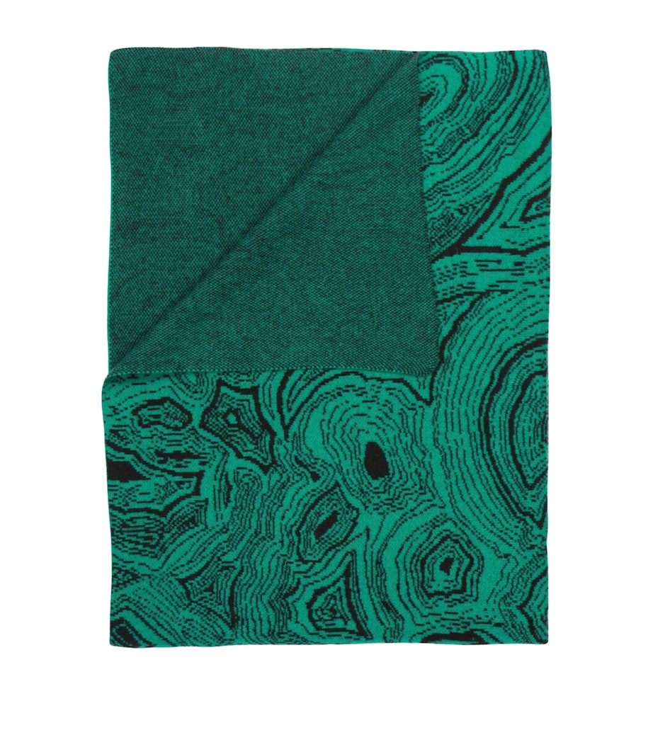 Cashmere Malachite Throw (180cm x 130cm)