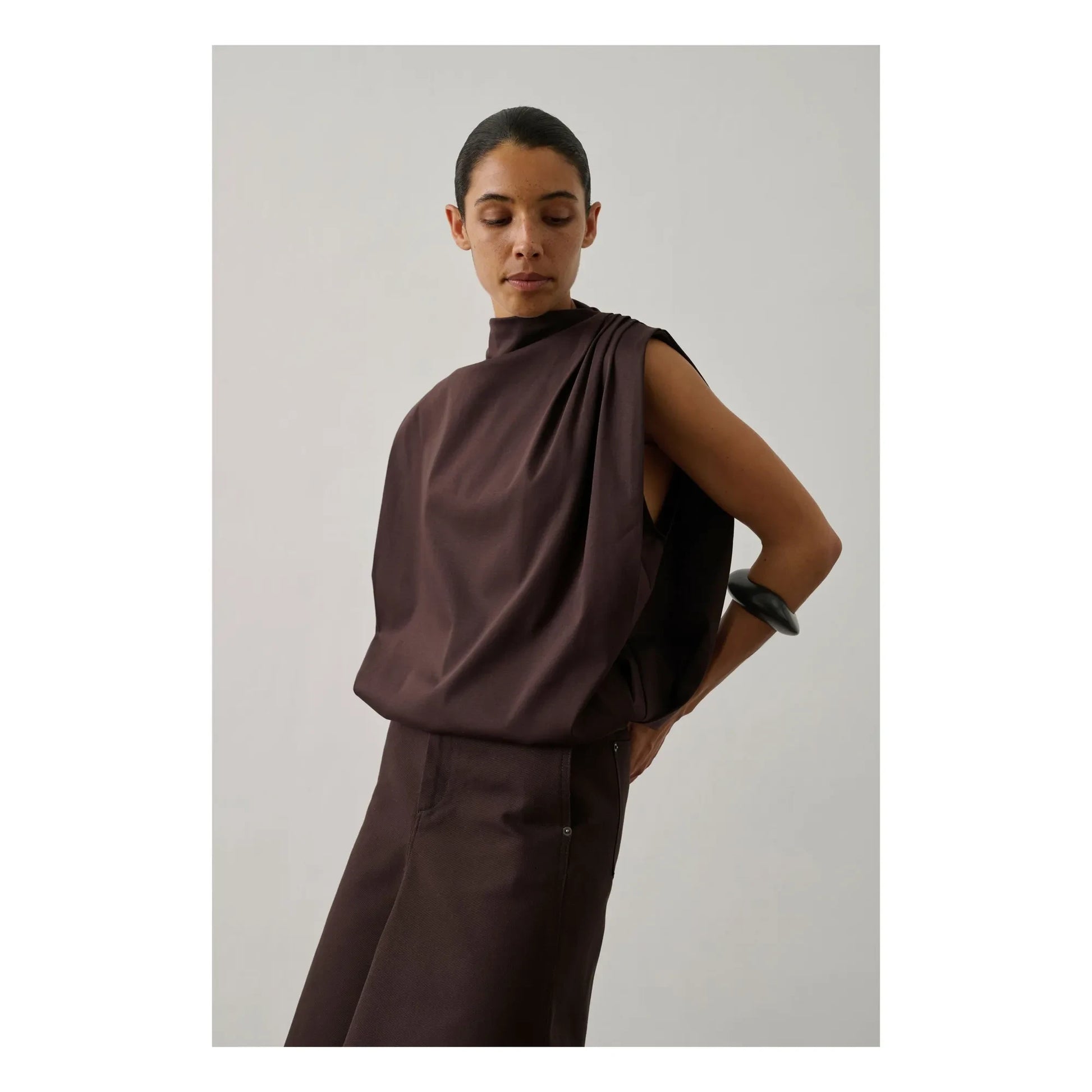Soeur - Idris Cotton T-shirt | Dark Brown