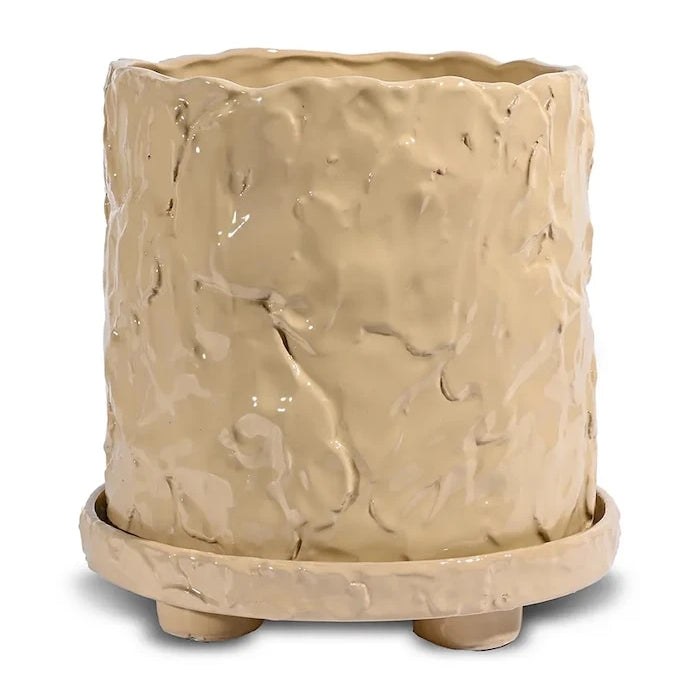 Саксия с чинийка Byon Muddy L/23 x 23,5 cm x Emma Widell