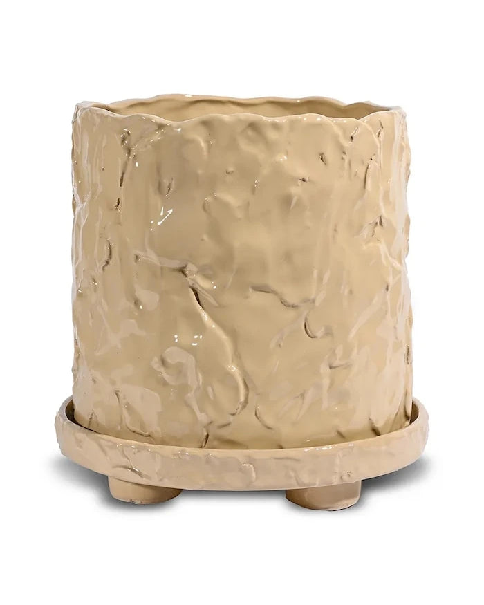 Саксия с чинийка Byon Muddy L/23 x 23,5 cm x Emma Widell