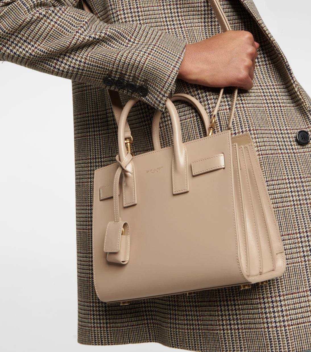 Saint Laurent - Sac De Jour Nano leather tote bag