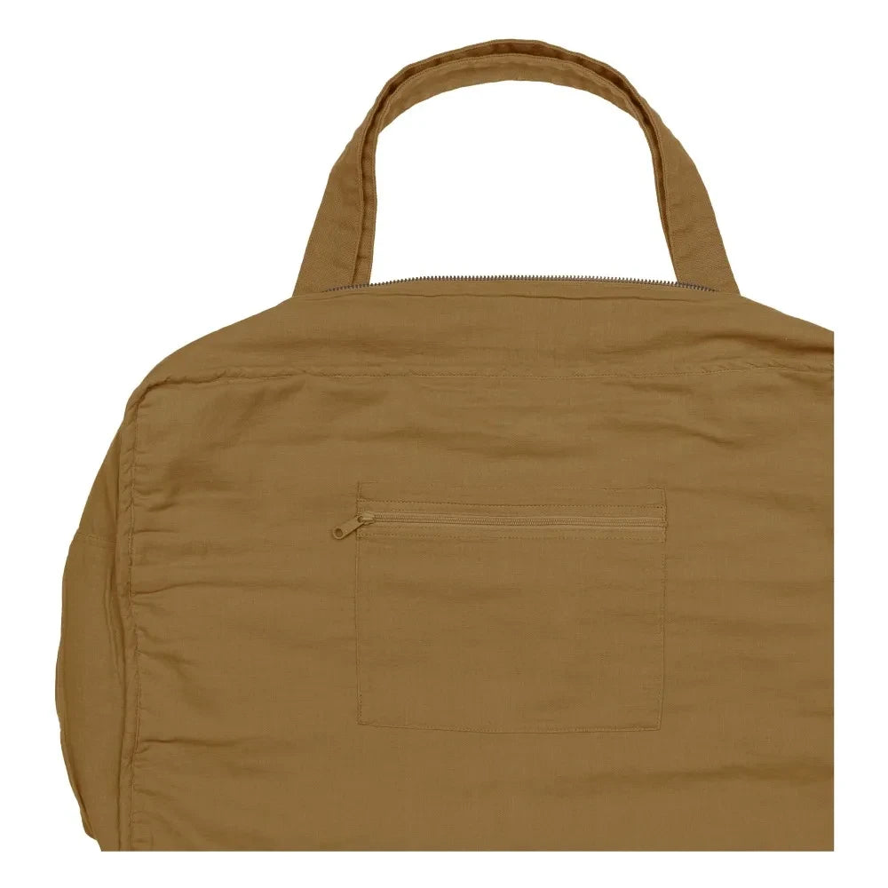 Numero 74 - Organic Cotton Weekend Bag  | Gold S024