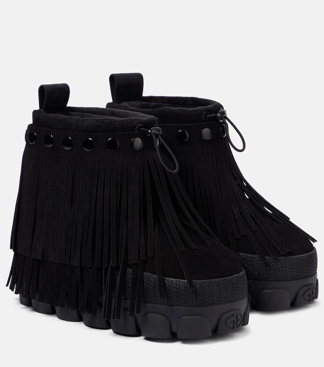 Goldbergh - Vergara fringed suede snow boots