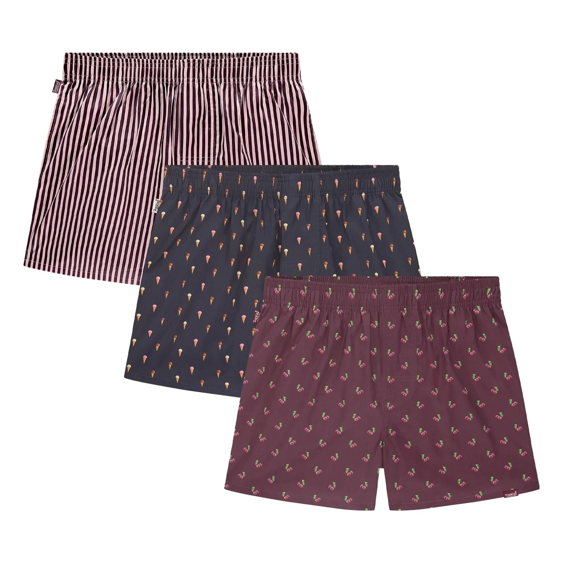 Pockies - Mediocre Boxers Pack 3 | Multicoloured
