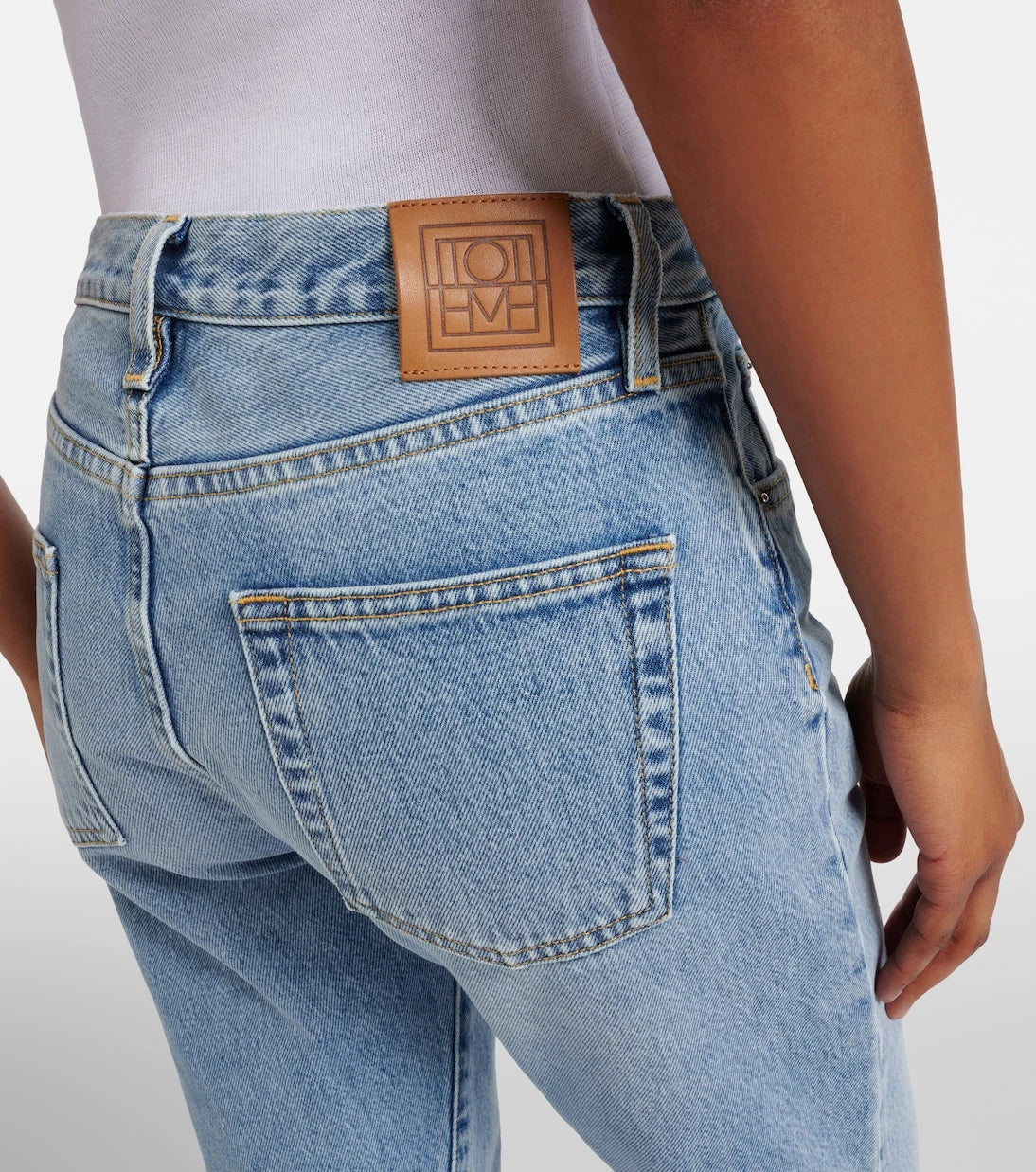 Toteme - Twisted Seam mid-rise straight jeans