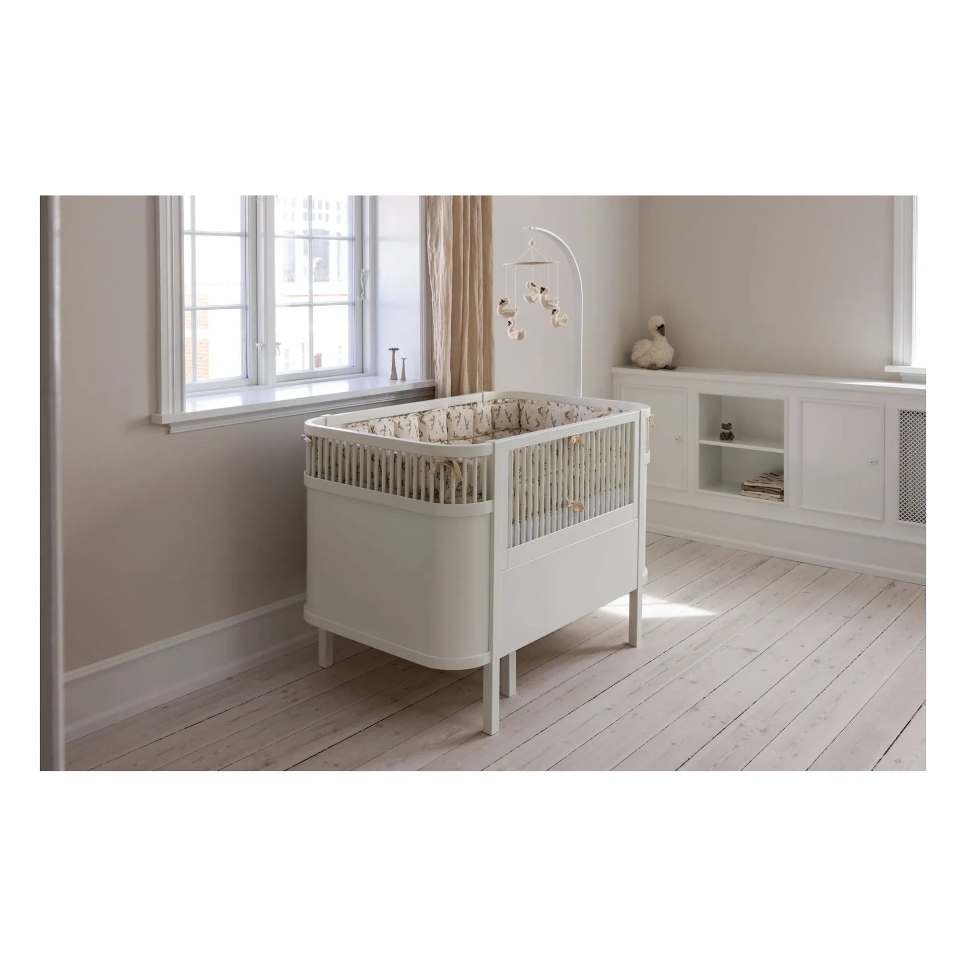 Sebra - Blossom bed bumper | Ecru