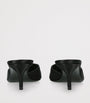 Alaïa Black Satin Heeled Mules 55